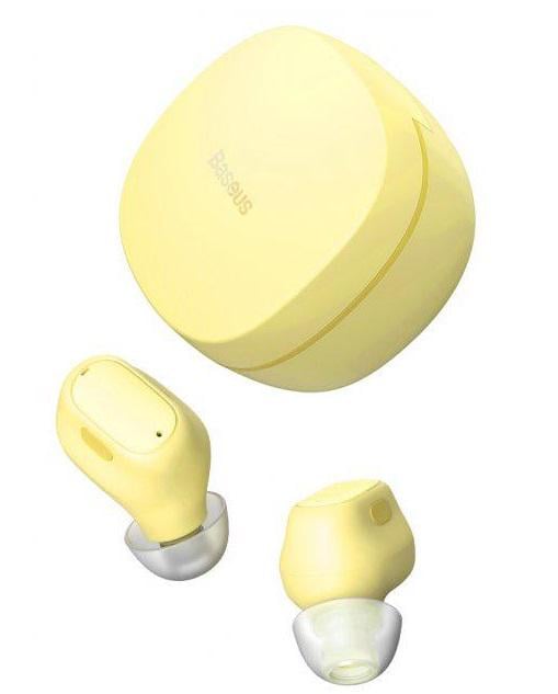 Наушники Bluetooth Baseus Encok True Wireless Earphones WM01 NGWM01-0Y Yellow (b31eecb2)