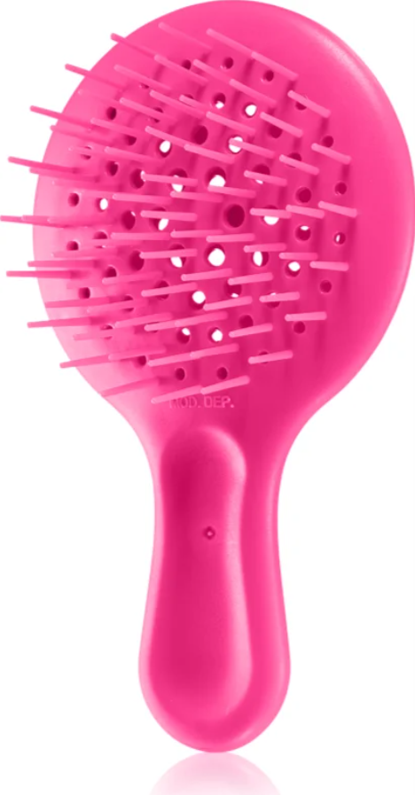 Щітка для волосся mini JANEKE Superbrush Mini Silicon Line 15x9 см Рожевий