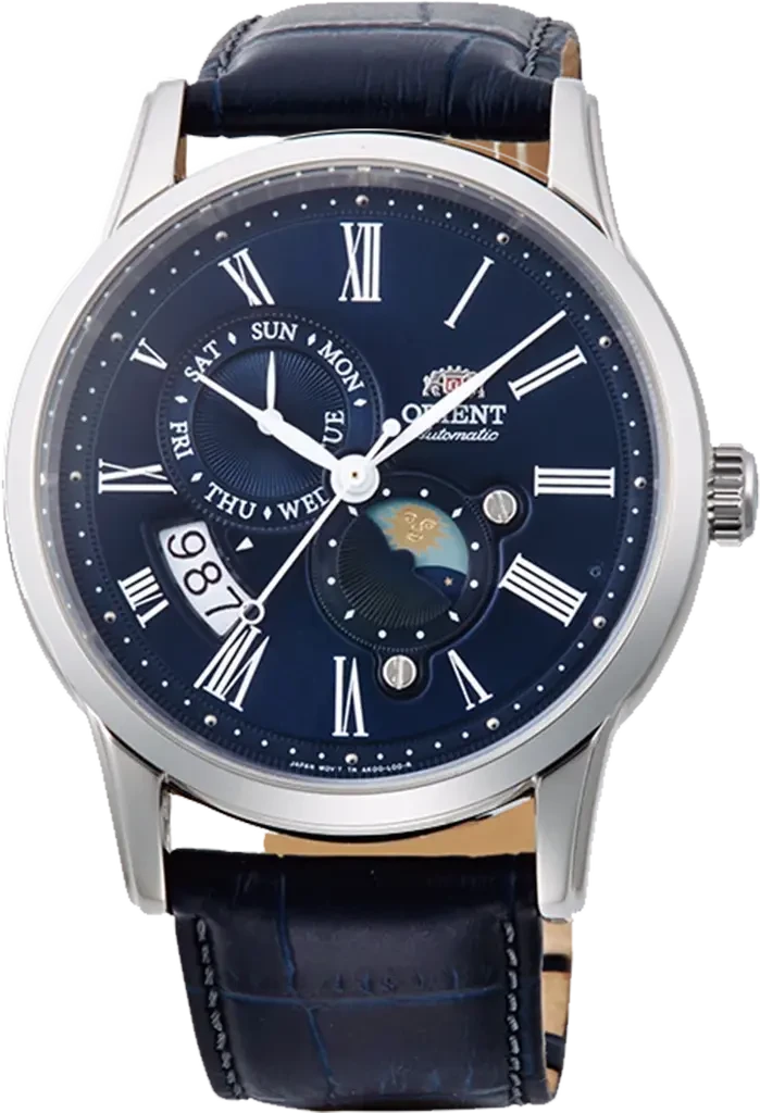 Наручные часы мужские Orient Version 3 RA-AK0011D10B со стальным корпусом/сапфировым стеклом WR 50 м Синий (3124939538)