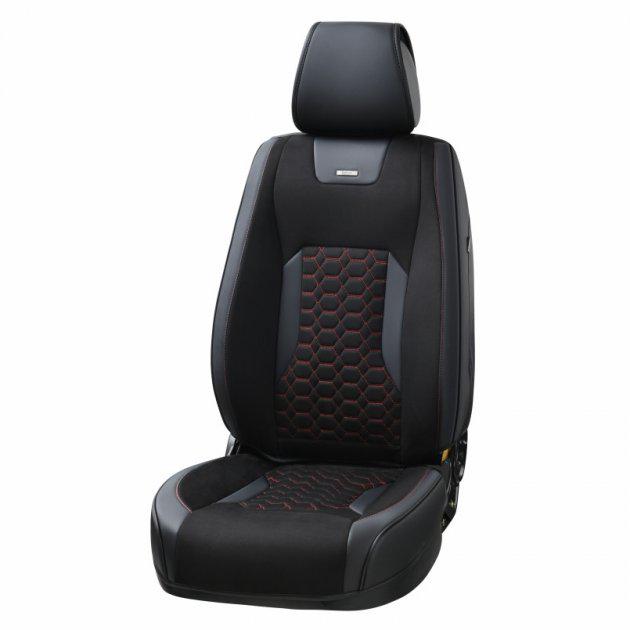 Комплект чохлів для сидінь Beltex Montana 3D Black/Red (BX87110)