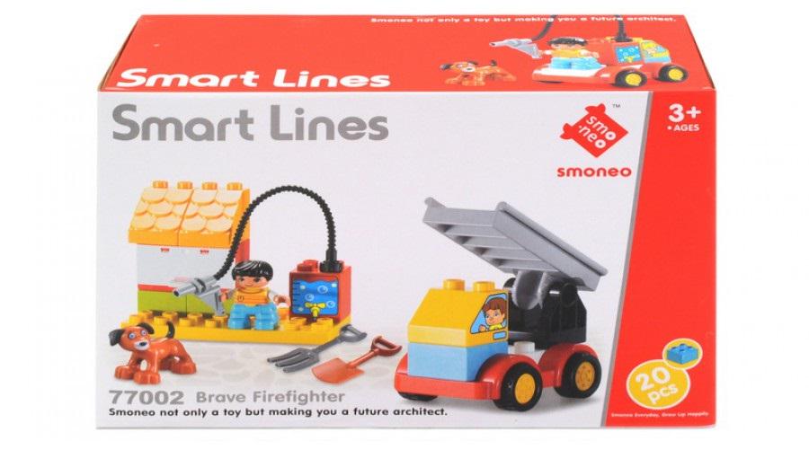 Конструктор Smoneo Smart Lines Храбрый пожарник (77002А)
