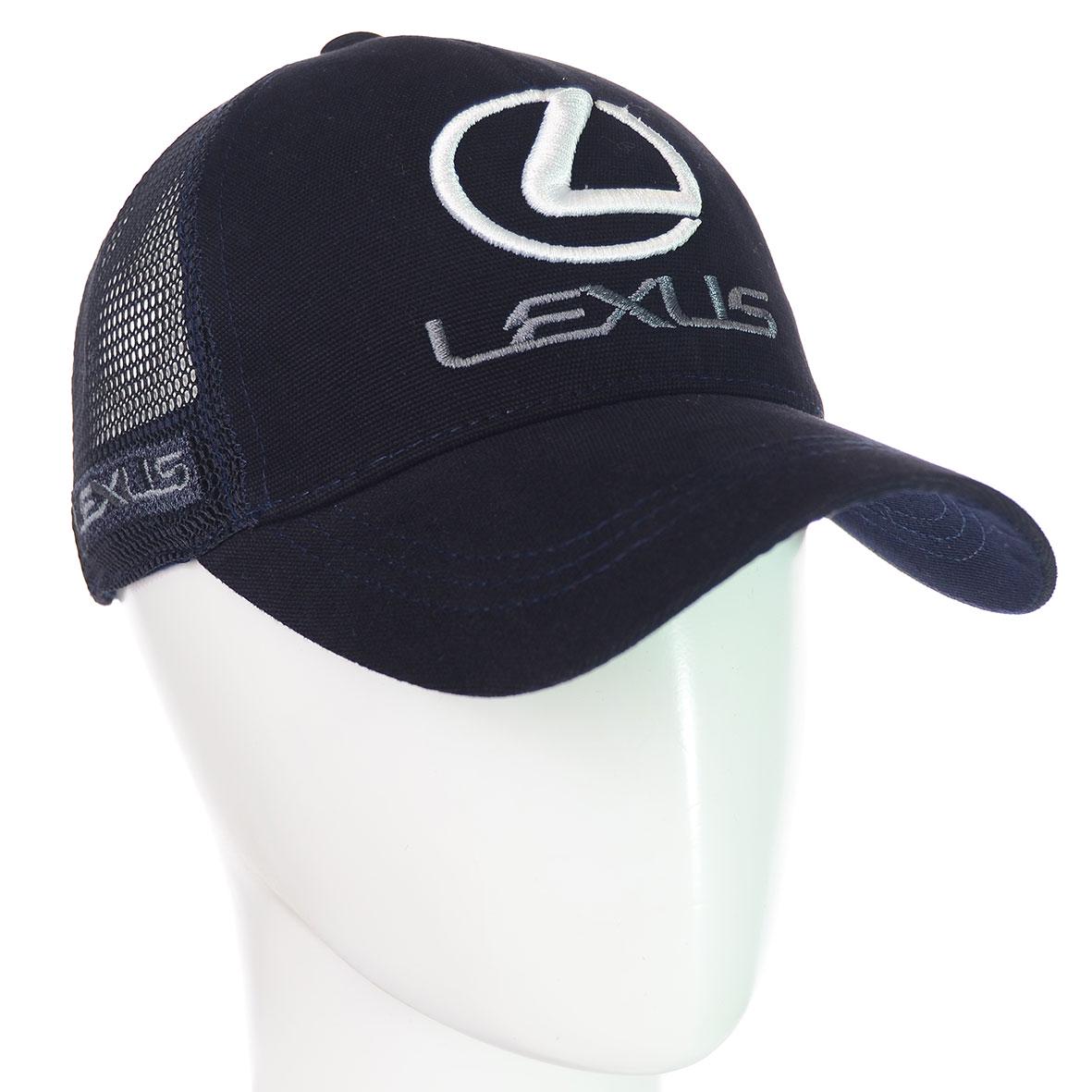 Бейсболка мужская Lexus BTH20884 с регулировкой размера р. 56-58 Темно-синий