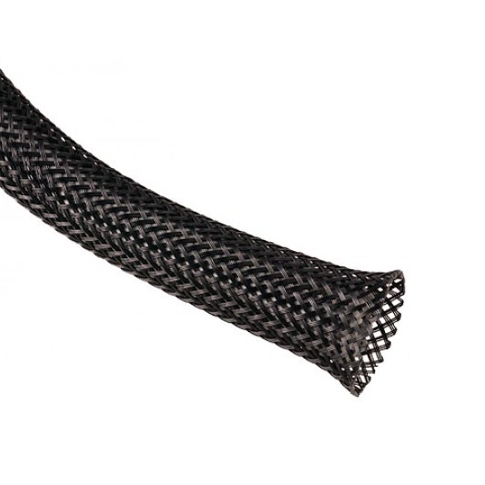 Кабельная оплетка круглая Techflex PTN0,13BK PET-0,32 см растяжка 2,3-6,3 мм Черный