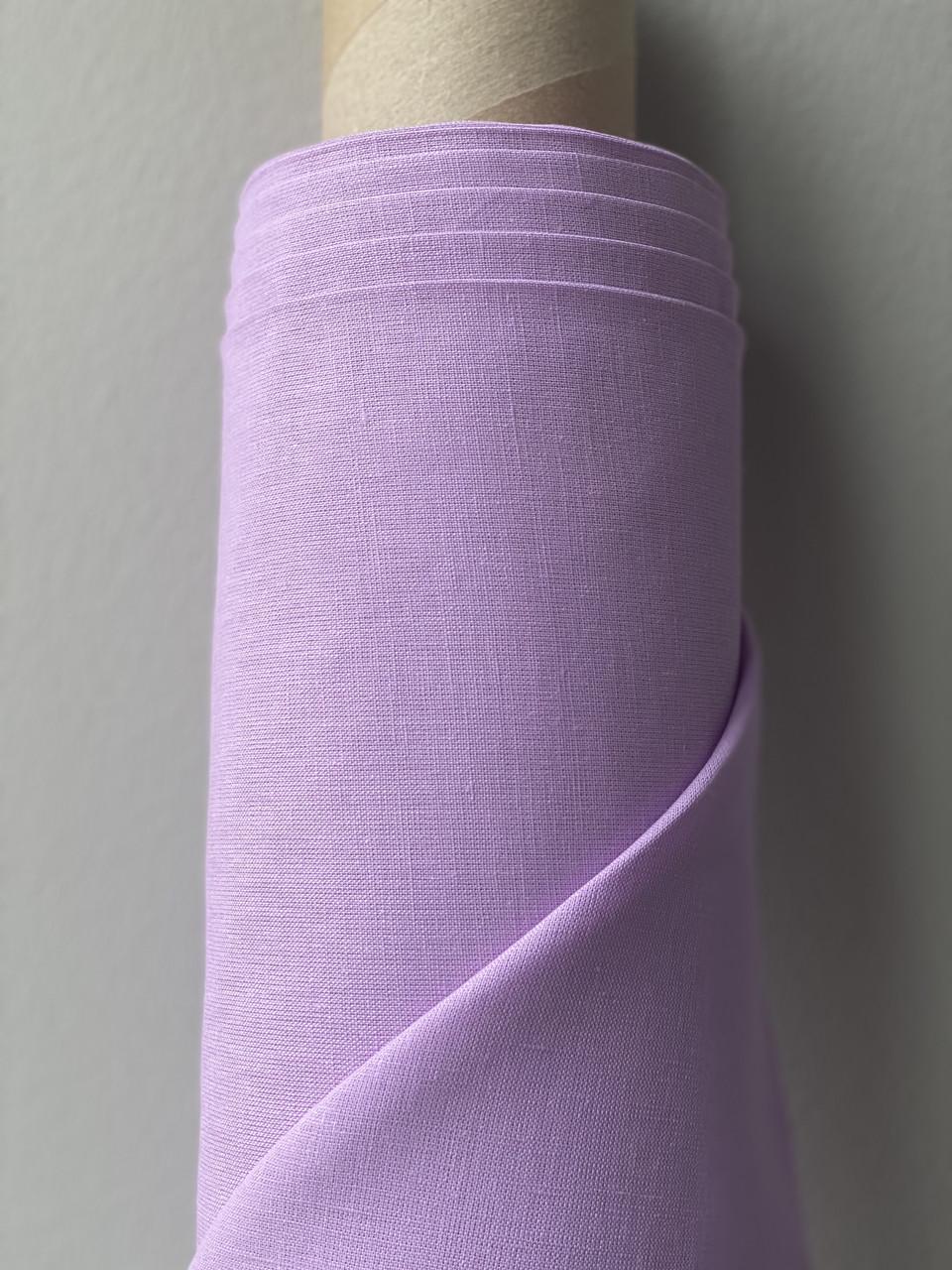 Ткань LINEN PLUS льняная 260 см 311 Фиалковый - фото 1 Ткань LINEN PLUS льняная 260 см 311 Фиалковый - фото 1