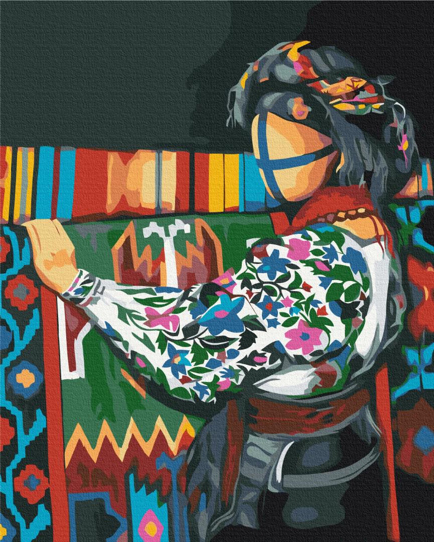 Картина по номерам Brushme Украинский ковер 40x50 см (PBS53346) Картина по номерам Brushme Украинский ковер 40x50 см (PBS53346)