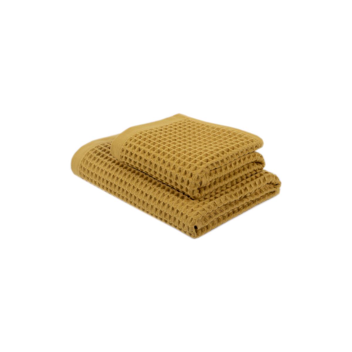 Полотенце Lotus Home Waffle mustard 50х90 см Горчичный (10845940) - фото 8