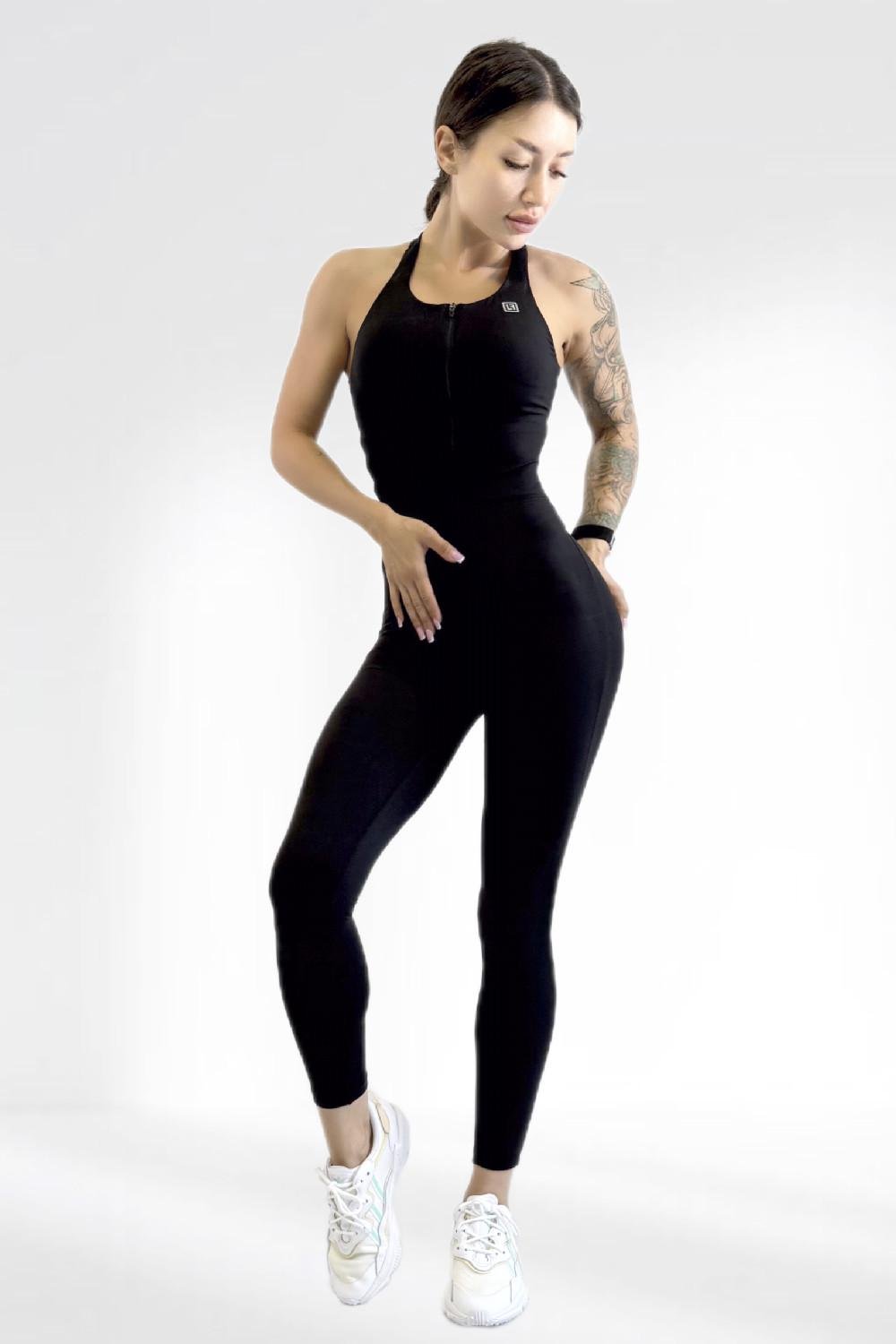 Комбинезон женский спортивный LILAFIT пуш ап S Черный (LFJ000053)