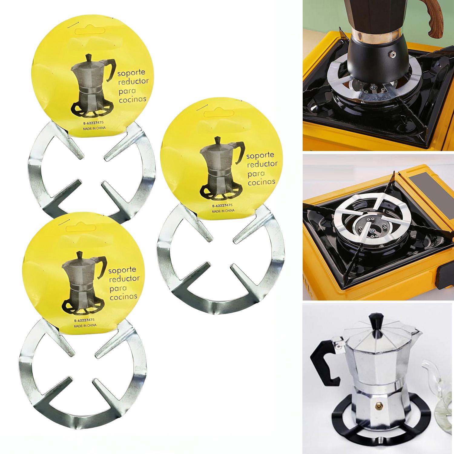 Підставка-кільце на газову плиту для турки/кавника/гейзерної кавоварки 3 шт. (87678) - фото 9 Підставка-кільце на газову плиту для турки/кавника/гейзерної кавоварки 3 шт. (87678) - фото 9