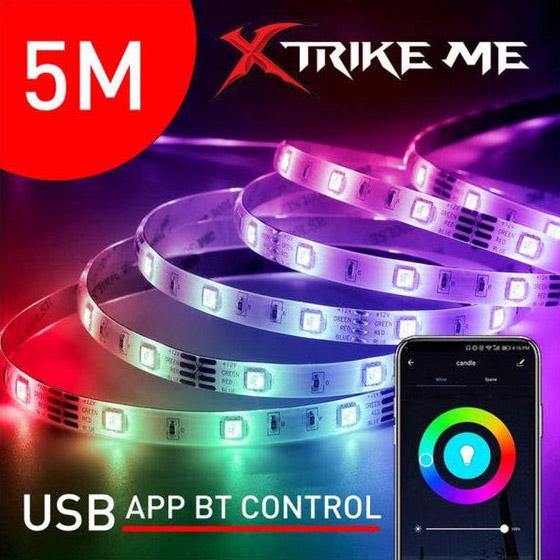 Светодиодная лента XTRIKE ME HT-5050 B5 RGB Light Strip 5 м (HT-5050B5) - фото 6