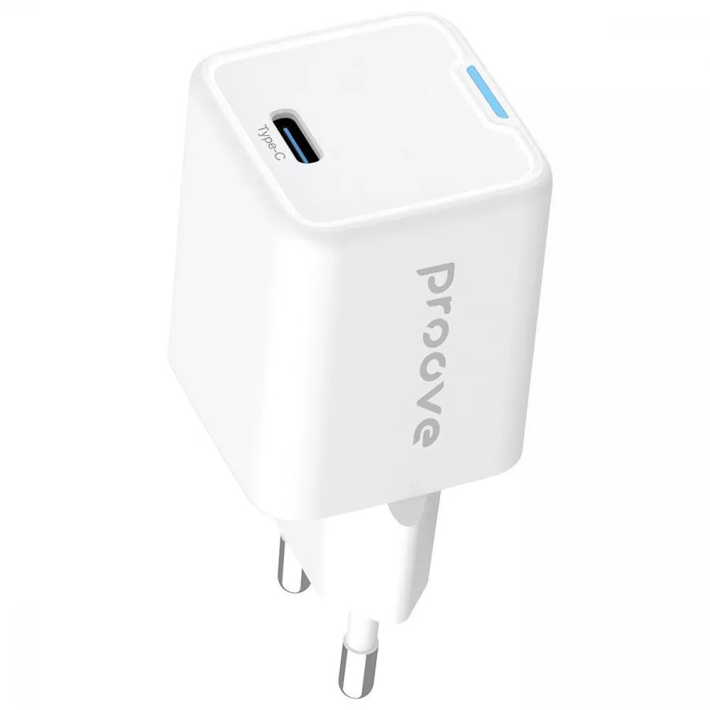 Зарядка сетевая Proove 25W GaN Pocket WCPG25010202 зарядка через Type-C Белый (618379)