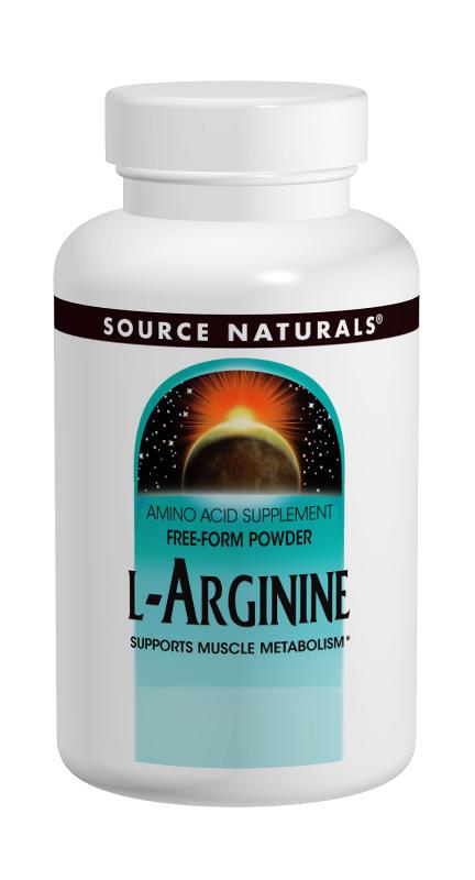 L-аргінін Source Naturals 500 мг 100 капсул (SN1687)