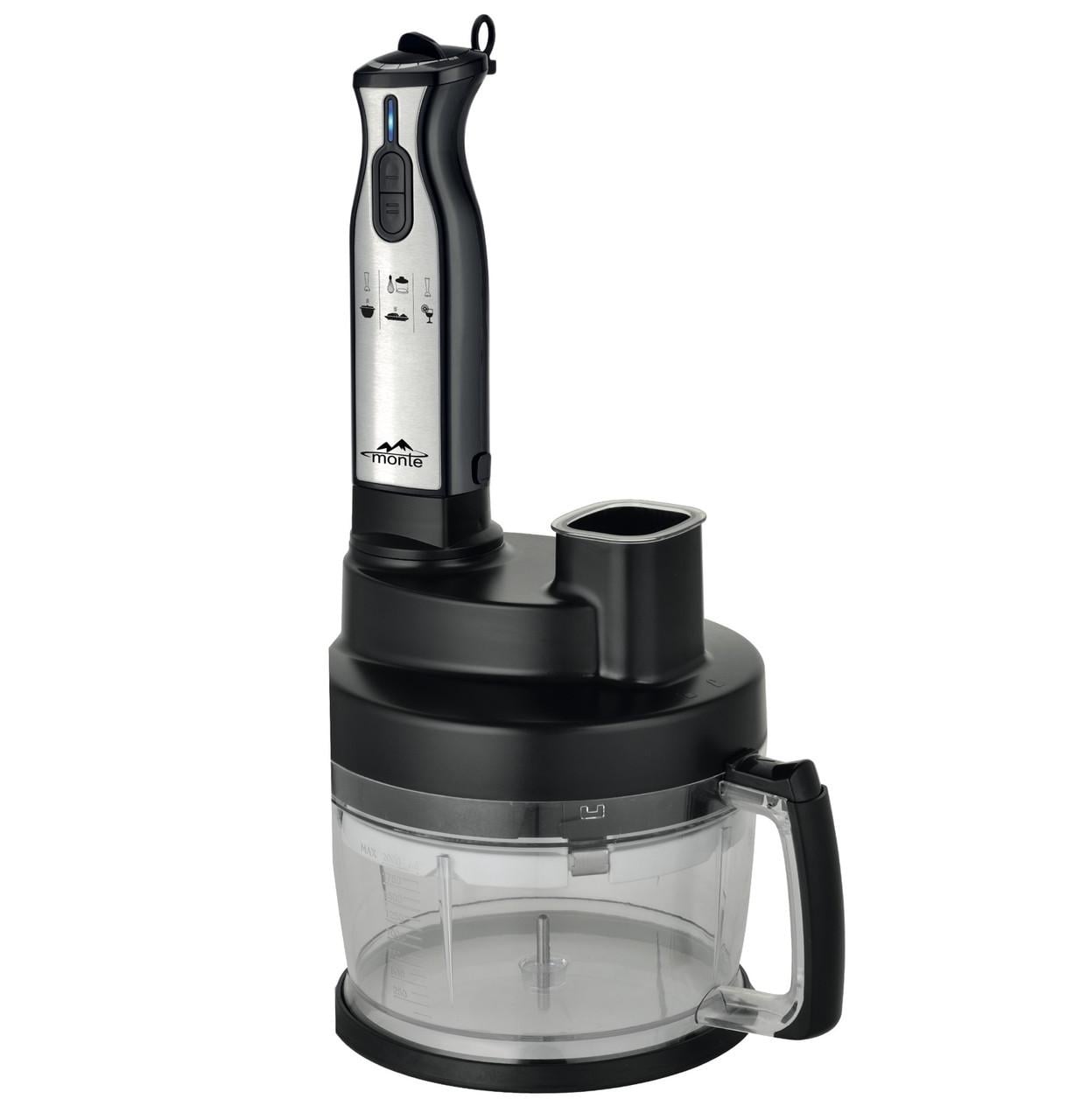 Блендерный набор Monte MT-1922 Turbo чаша 2 л/кубики/фри/терки/пюре 1000 Вт (33147886)
