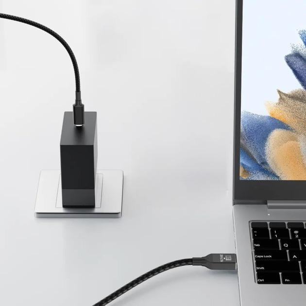 Кабель 135W Type-C/DC для зарядки ноутбуков Lenovo ThinkPad/Legion 2 м/10,0x6,0 мм - фото 7