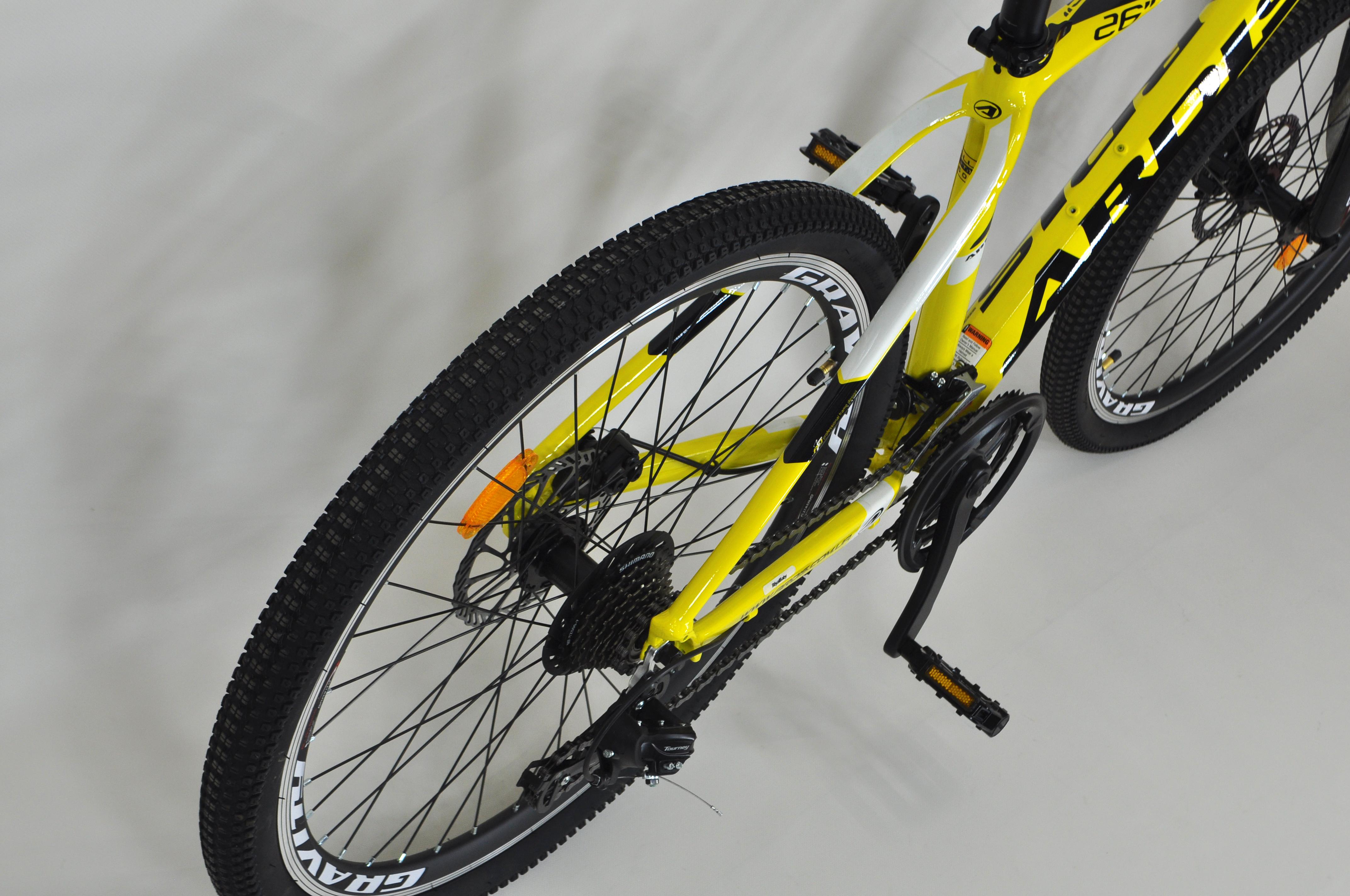 Велосипед 26" Ardis Extreme Eco МТВ AL 17,5" Желтый - фото 8