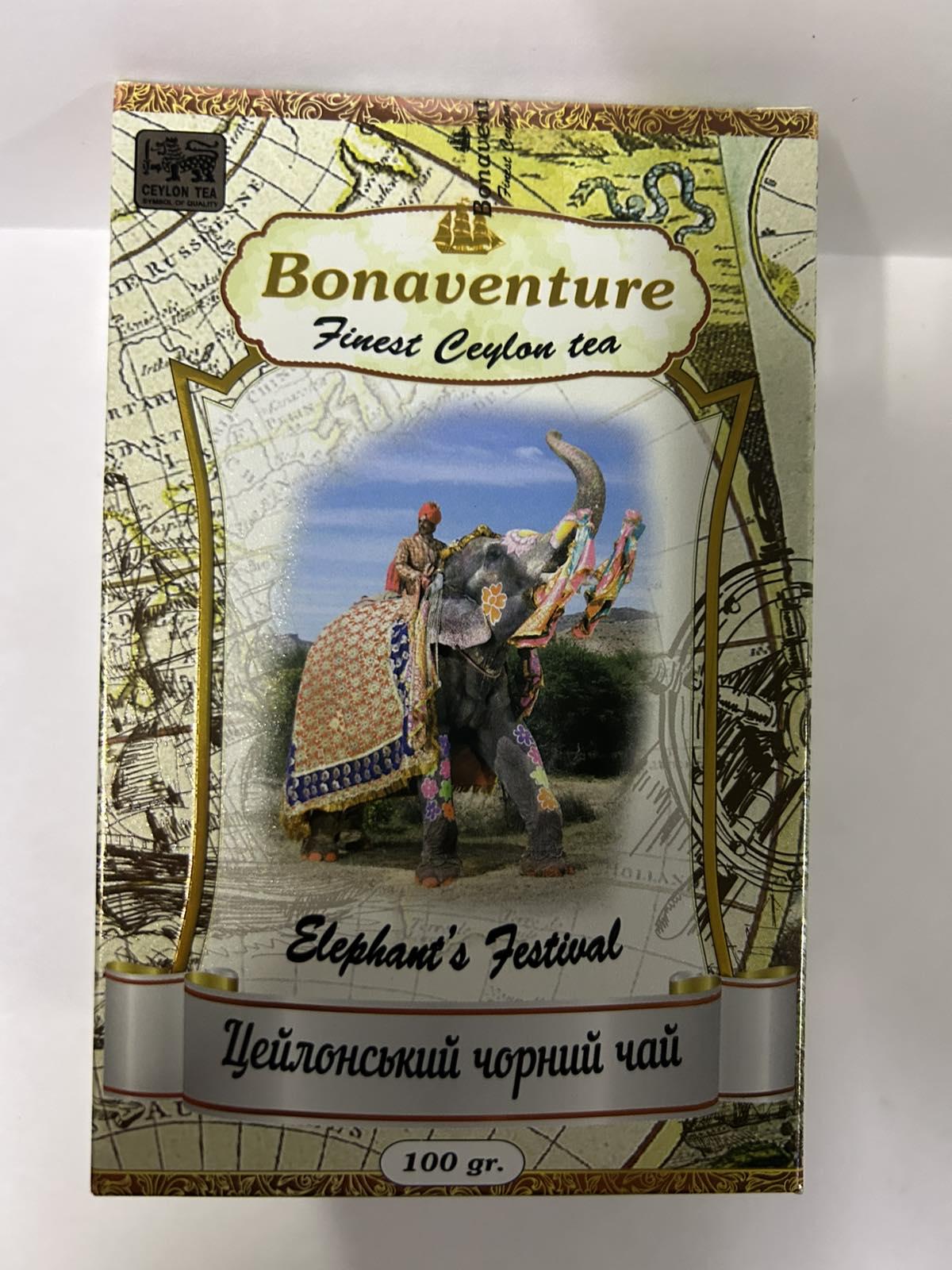 Чай чорний Bonaventure терпкий PEKOE 100 г