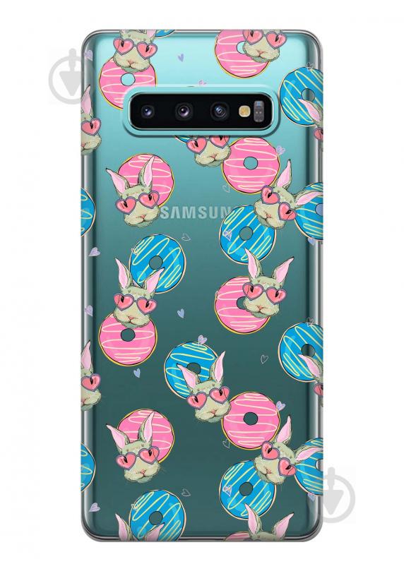 Чехол iSwag для Samsung Galaxy S10 Plus Зайчики (H434)