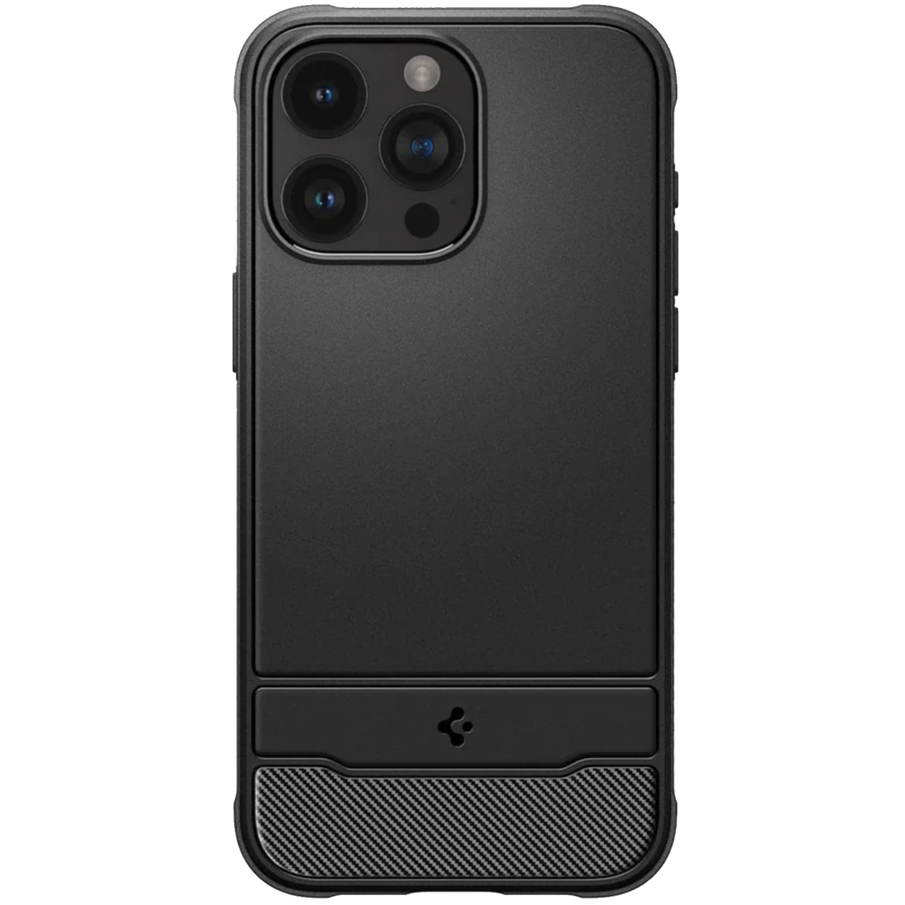 Чехол накладка Spigen Rugged Armor Case with MagSafe for iPhone 15 Pro Max Black (ACS06561) - фото 3