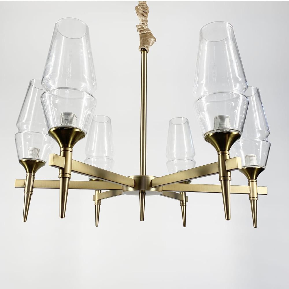 Підвісна люстра Lita із 6 видовженими плафонами (AT 22) - фото 2
