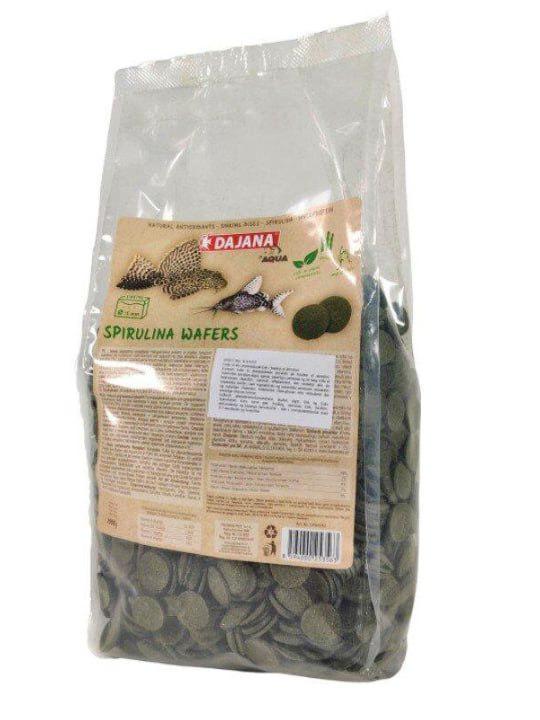 Корм для донных рыб Dajana SPIRULINA Wafers 1 кг/пакет Корм для донных рыб Dajana SPIRULINA Wafers 1 кг/пакет