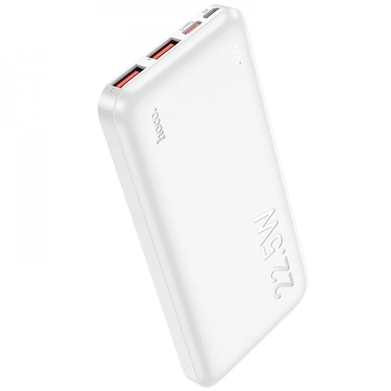 Повербанк Hoco J101 Astute 22.5W 10000mAh 2xUSB/Type-C Білий (328965)