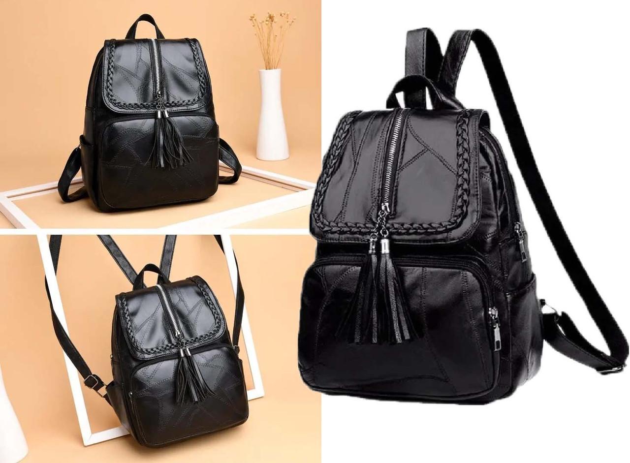 Женский рюкзак 36х26х12 см 12 л Черный (id_103349) - фото 6 Женский рюкзак 36х26х12 см 12 л Черный (id_103349) - фото 6