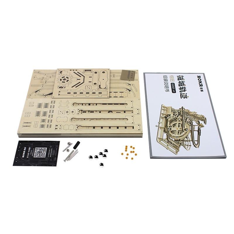 Деревянный 3D конструктор Robotime LG501 Marble Parkour - фото 2