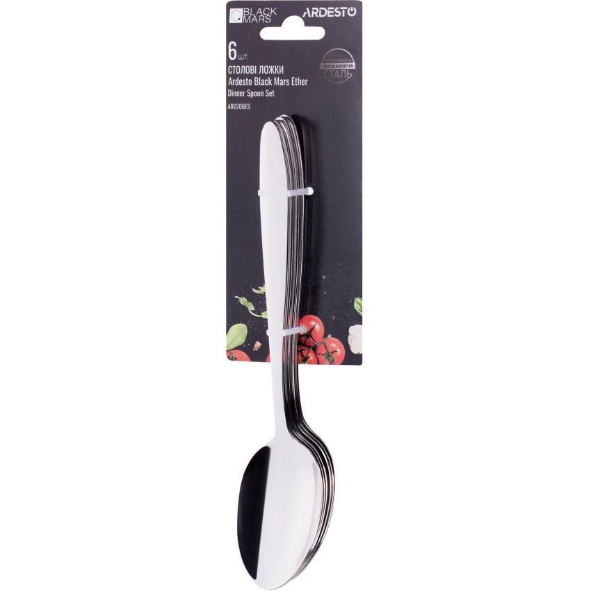 Набір столових ложок Ardesto Black Mars Ether AR0706ES 6 пр. (1624534366)