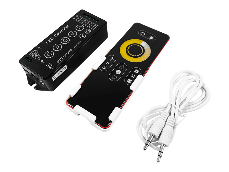 Контроллер умный Smart LED W+WW RF Music радио сенсорный 2 канала Wi-Fi 12 A 12-24 V 8 кнопок (8062)