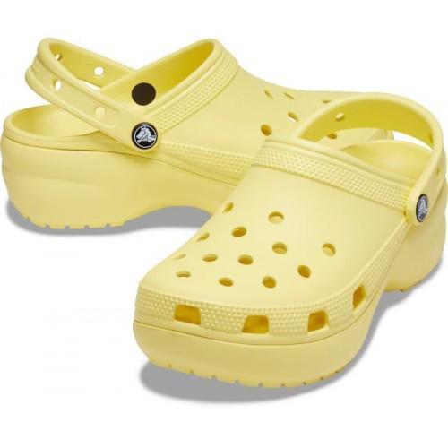 Сабо жіночі Crocs women s classic platform clog Banana р. 40-41 Жовтий (14489)