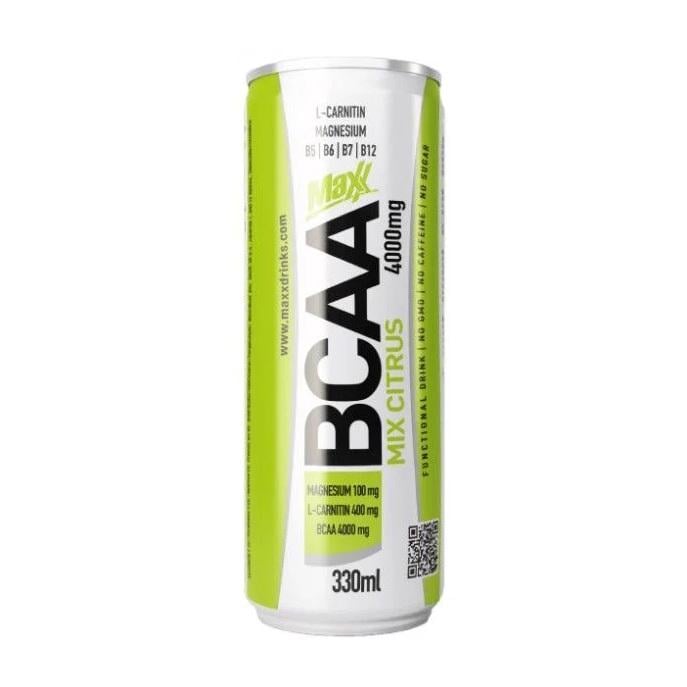 Аминокислоты Maxx BCAA Liquid с L-карнитином и витаминами 330 мл Цитрусовый микс
