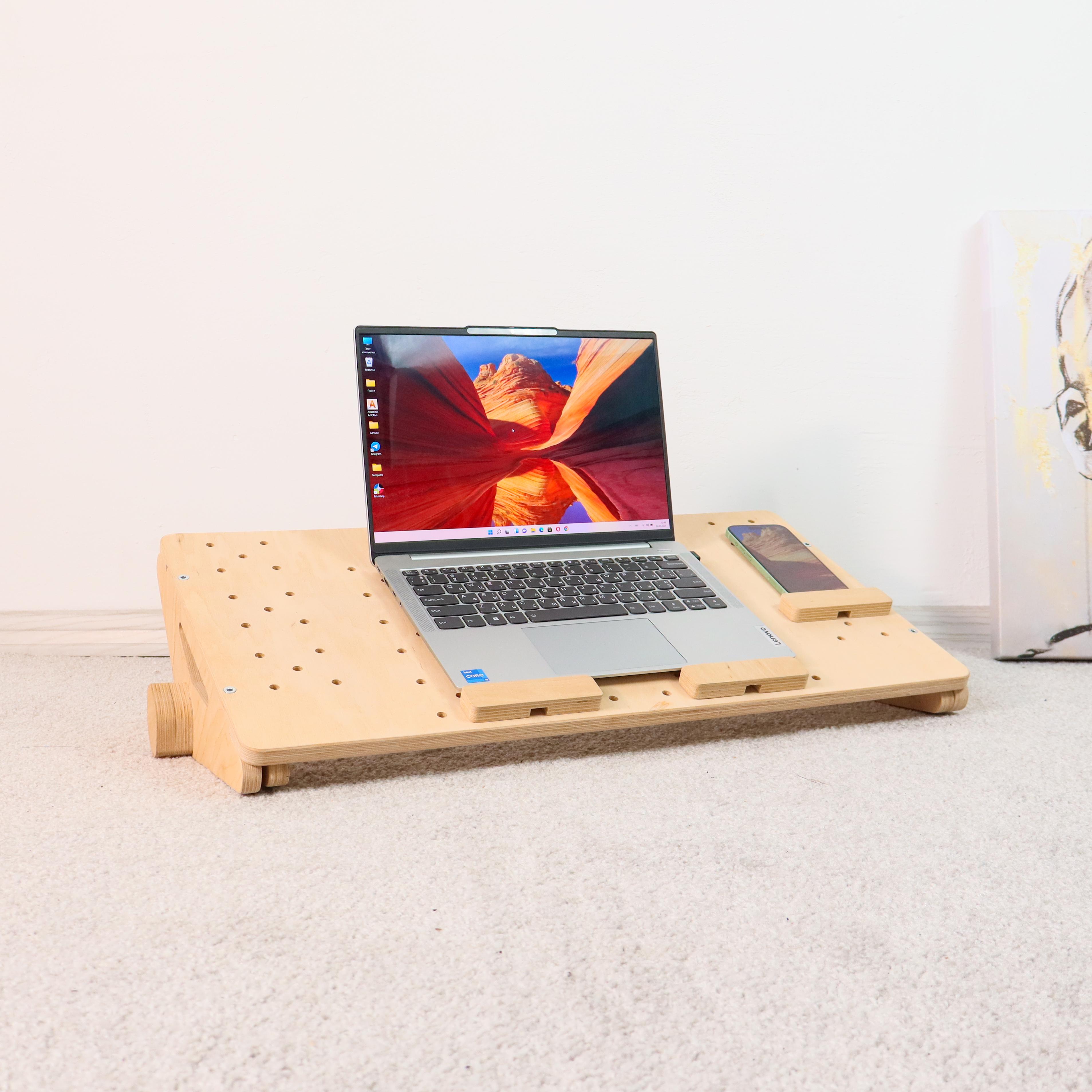 Подставка для ноутбука ТО-5 с регулировкой Бежевый светлый