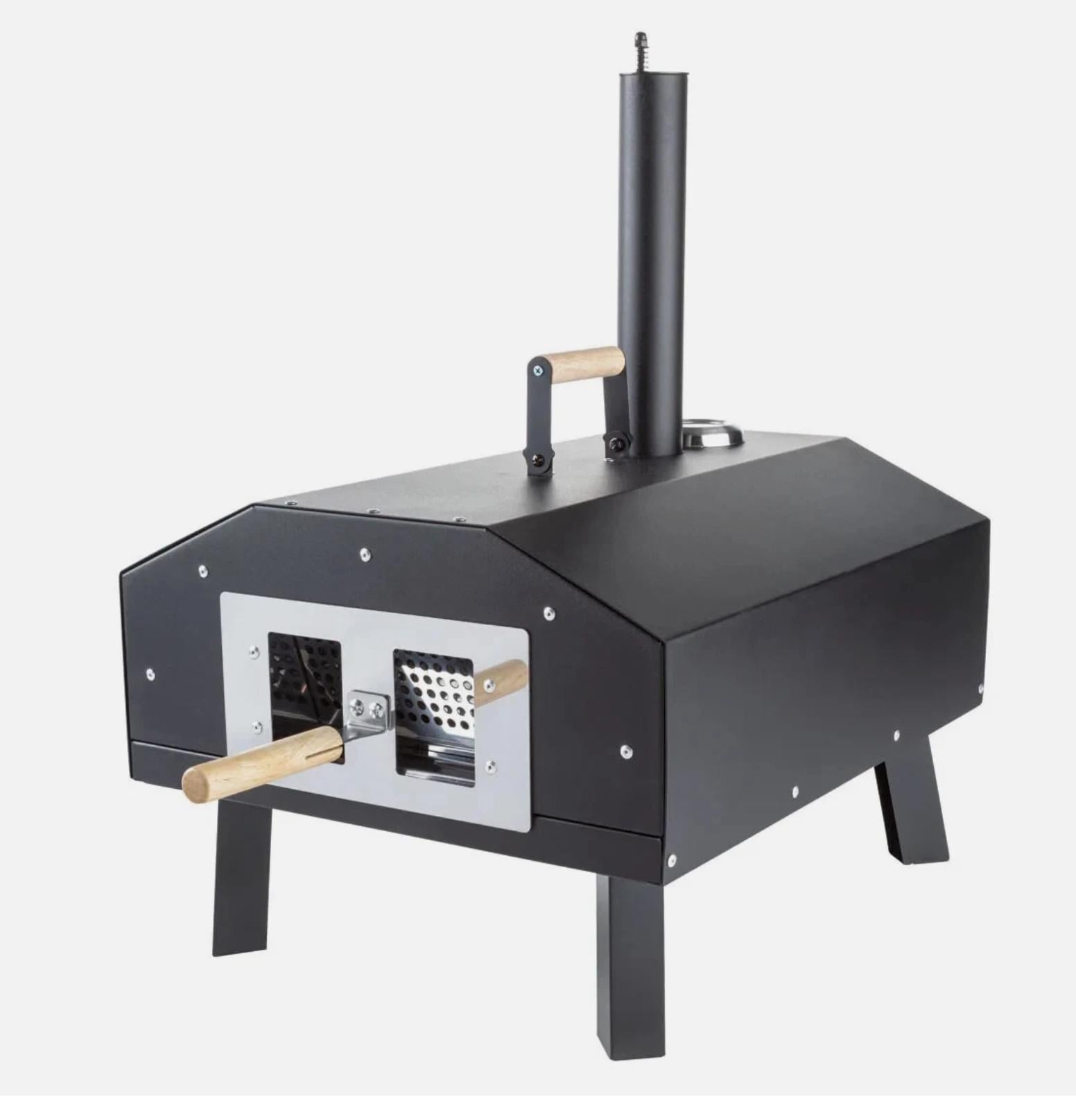 Печь для пиццы угольная GRILLMEISTER портативная 42×82×64 см камень 30 см (33976933)