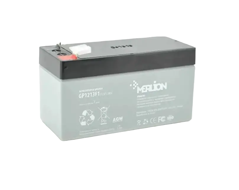 Аккумуляторная батарея MERLION AGM GP1213F1 12V 1,3Ah 97x44x50 55 Q20