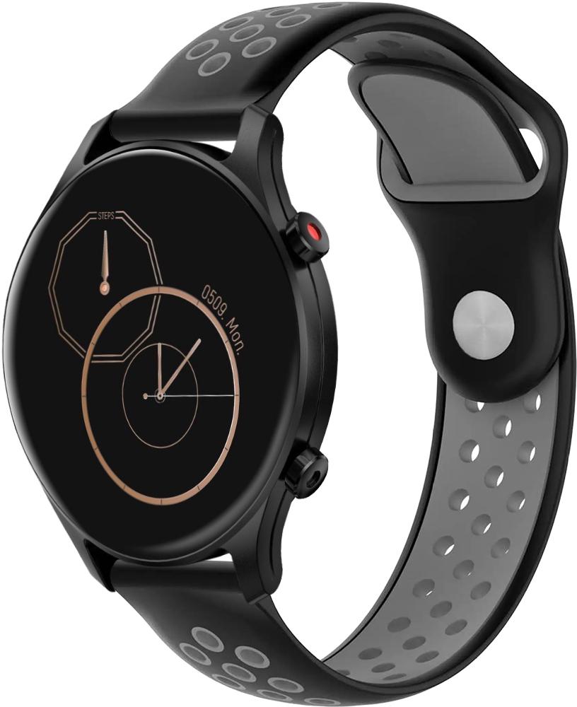 Ремешок Sport для Haylou LS04 RS3 Black Grey (26322-53)