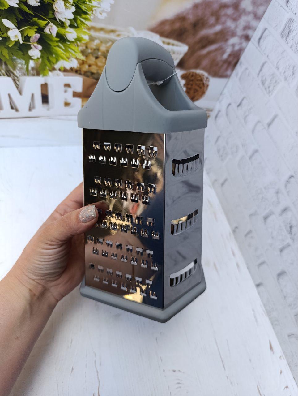 Тертка Maxmark MK-CT9003 шестигранна 13х11,4х23,6 см Сірий - фото 4 Тертка Maxmark MK-CT9003 шестигранна 13х11,4х23,6 см Сірий - фото 4