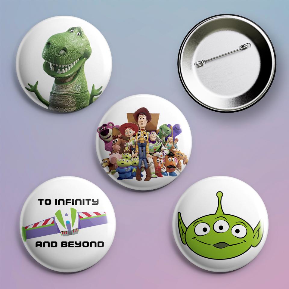 Значки на рюкзак с принтом Toy Story 4 шт.