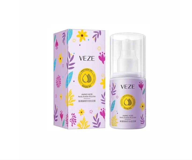 Маска для лица Veze Amino Acid Perilla Bubble Mud Film пузырьковая 50 г (2111715009)