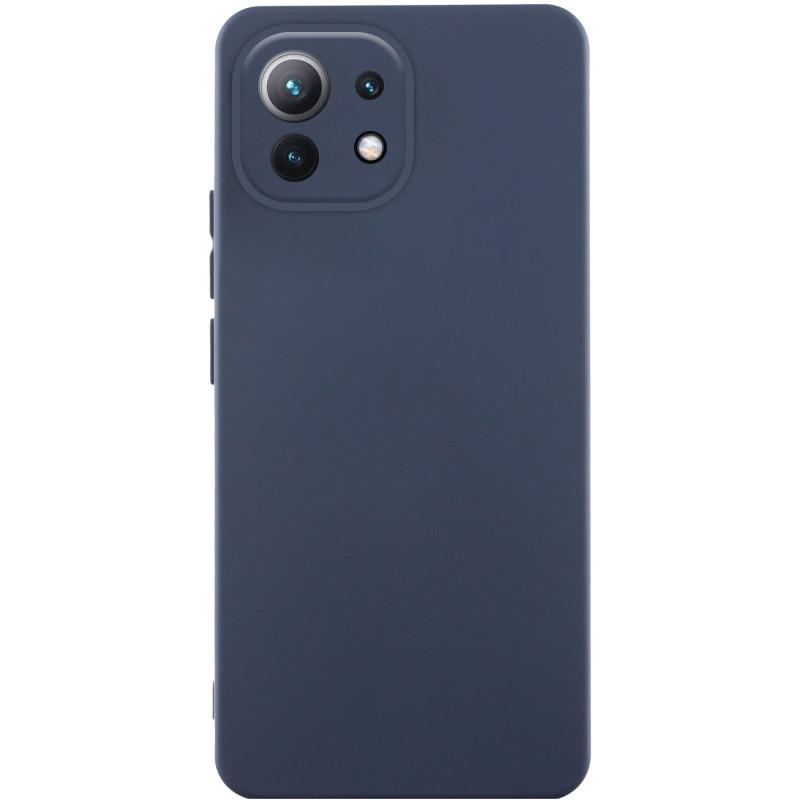 Противоударный чехол Silicone Cover Lakshmi Full Camera (AA) для Xiaomi Mi 11 Lite синий