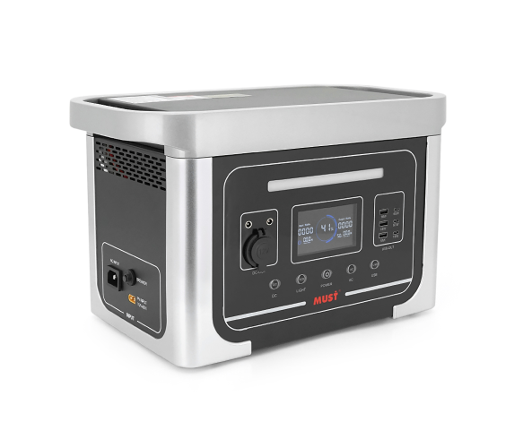 Зарядная станция Must EM181-EM1024S/1000 W LiFePO4 LCD/12 VDC/PV 25A/MPPT/230 V ±5%/6000 cycle 80% DOD/25°C/4xUSB/PD18 W+2x60 W/2xAC