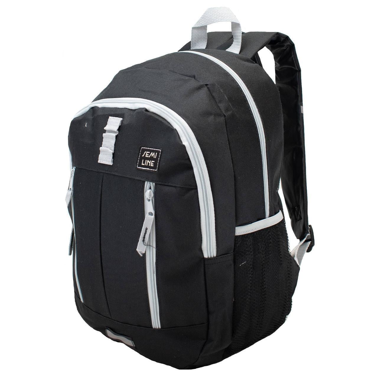 Рюкзак городской SEMI LINE 20 Black/White Elements (J4923-1)