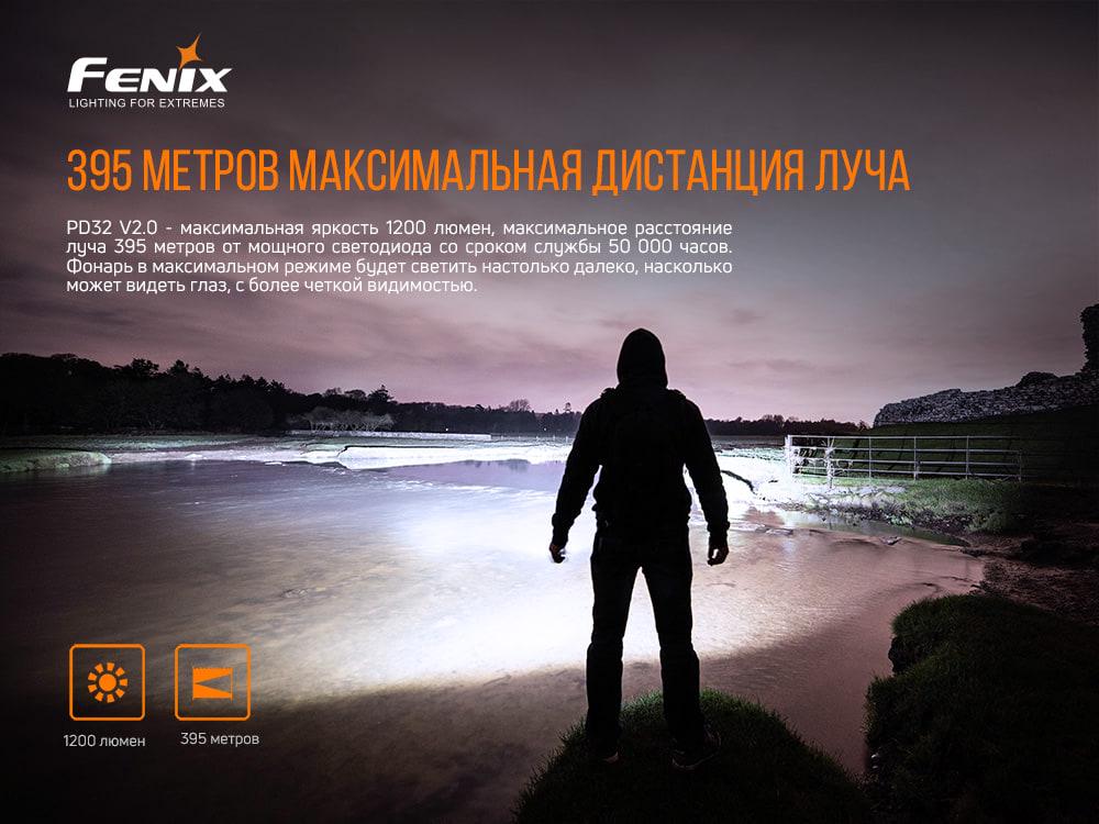 Ліхтар ручний Fenix PD32 V2.0 (atlantmarket_52365) - фото 7