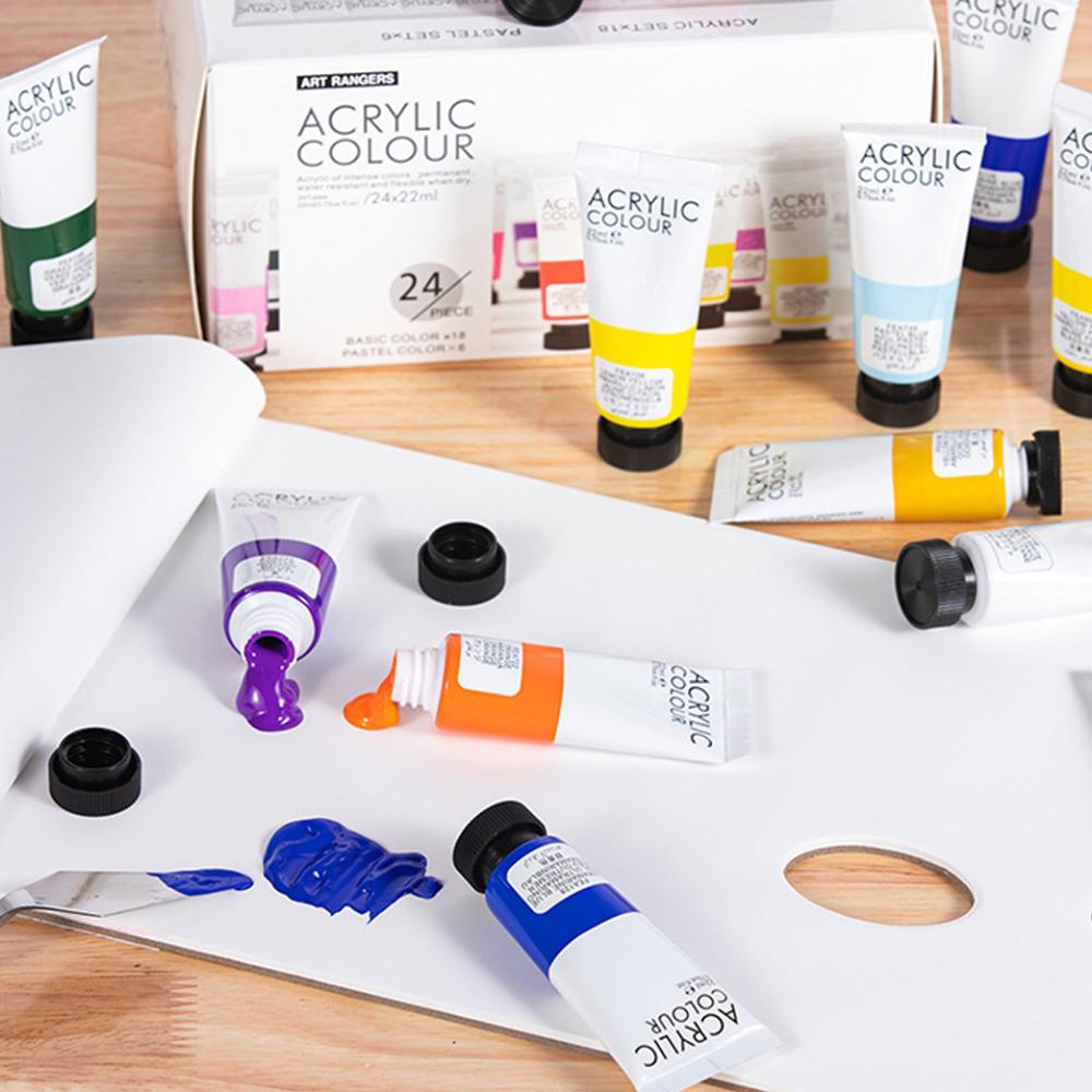 Акрилові фарби художні 22 мл 24 кольори (37-112014) - фото 2 Акрилові фарби художні 22 мл 24 кольори (37-112014) - фото 2