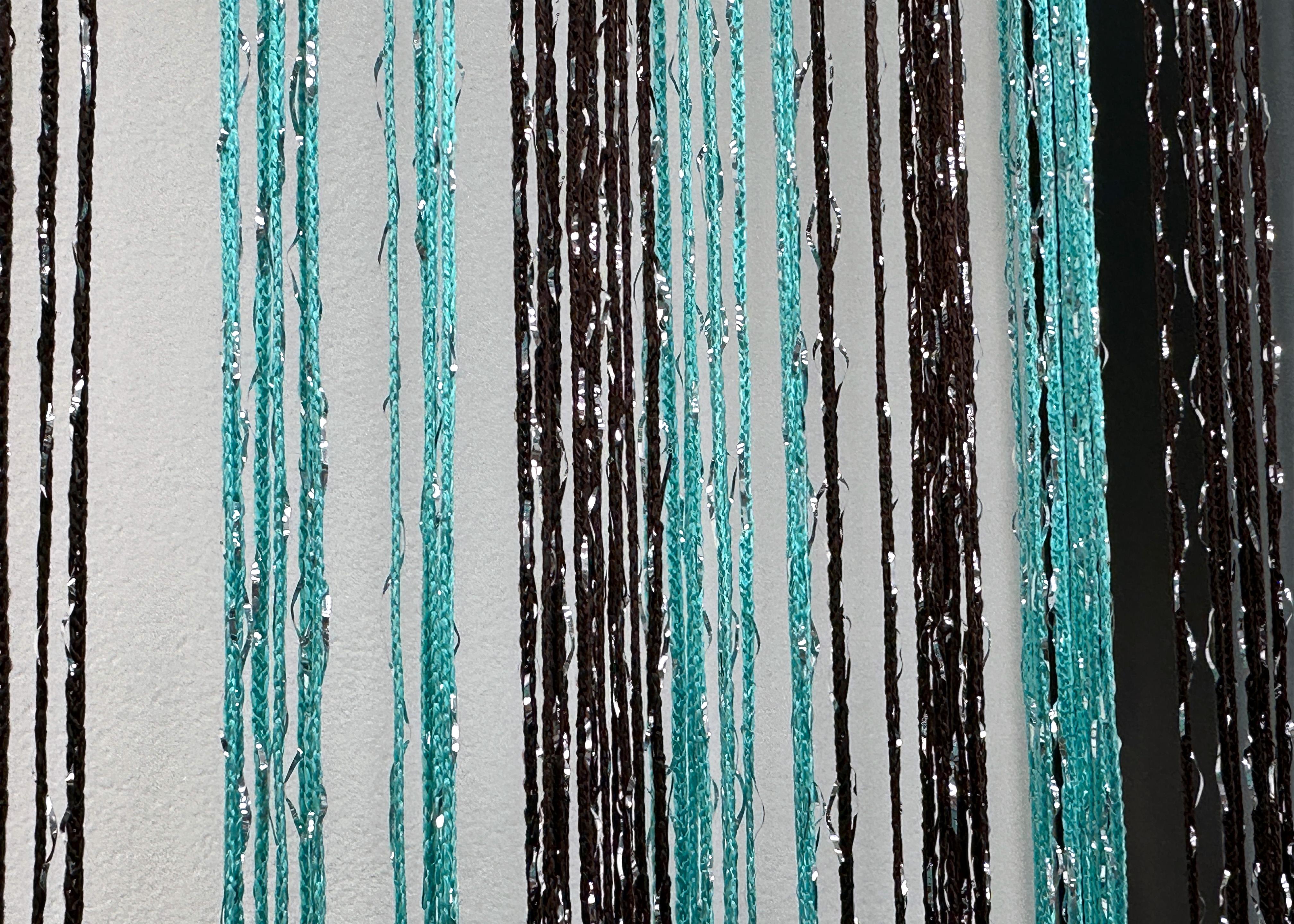 Шторы-нити с люрексом 300х300 см Бирюзовый/Венге (61-101) - фото 7 Шторы-нити с люрексом 300х300 см Бирюзовый/Венге (61-101) - фото 7