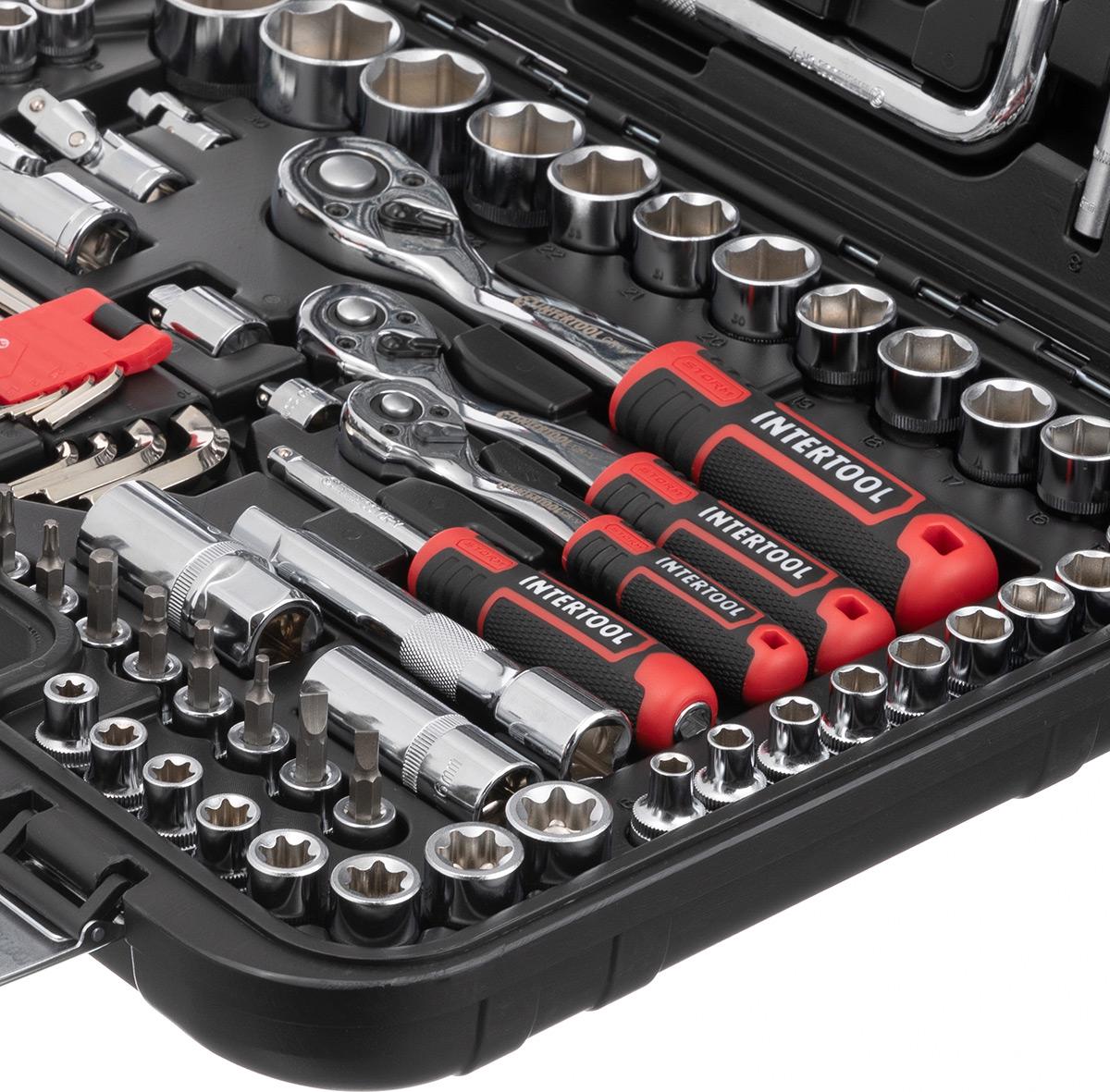 Набір інструментів Intertool 126 шт. (ET-8126) - фото 5 Набір інструментів Intertool 126 шт. (ET-8126) - фото 5