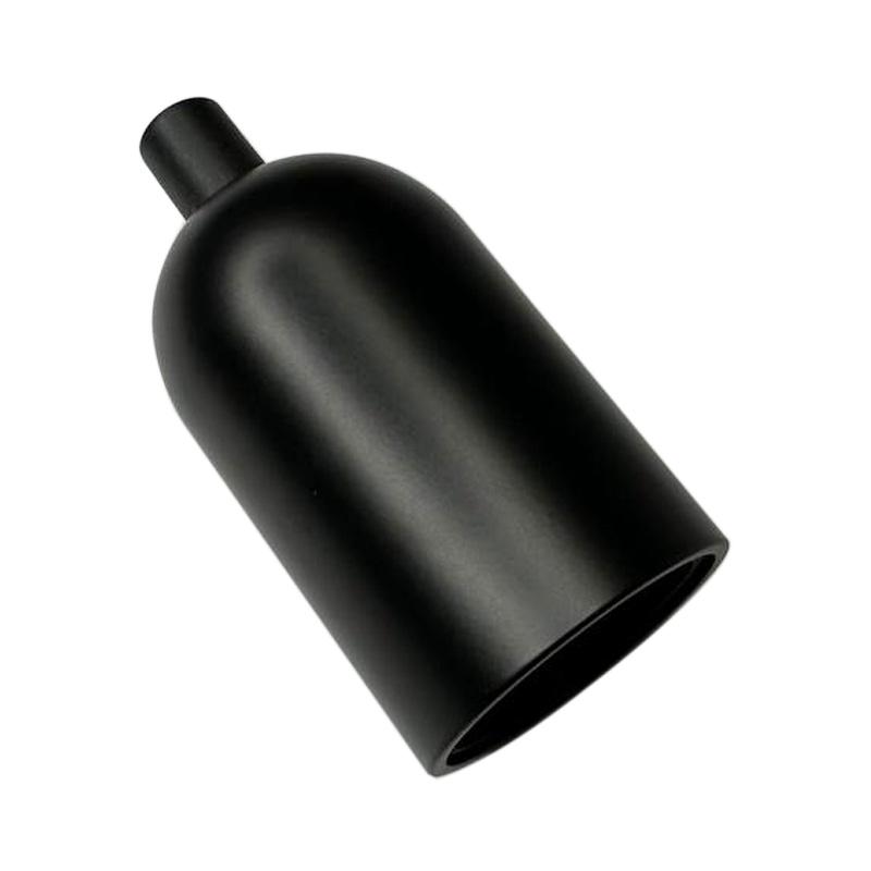 Патрон Premium Round E27 алюминиевый Черный матовый (51614) - фото 3 Патрон Premium Round E27 алюминиевый Черный матовый (51614) - фото 3