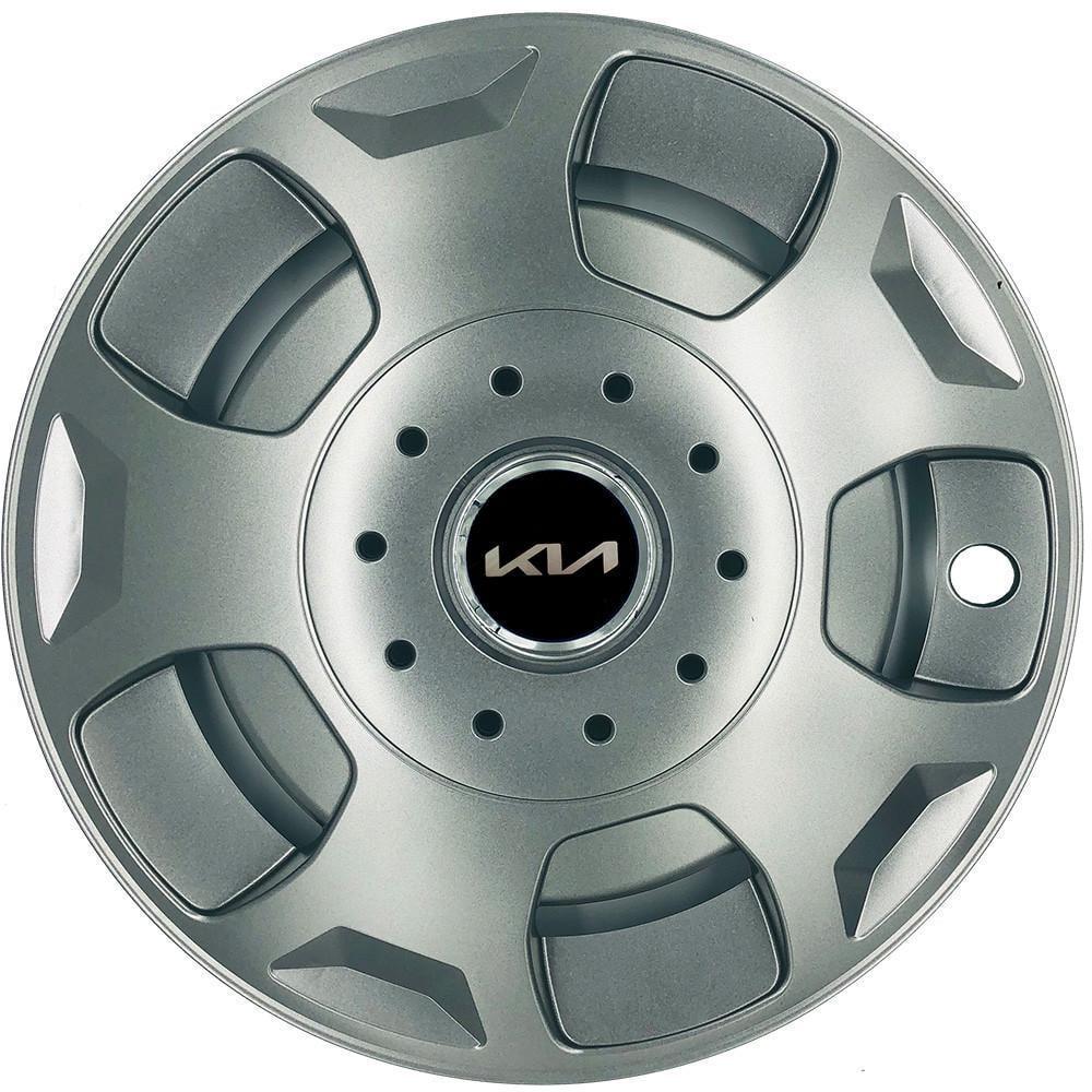 Колпаки SJS 342 з логотипом KIA NEW R15 4 шт. Серебристый (2789080994)