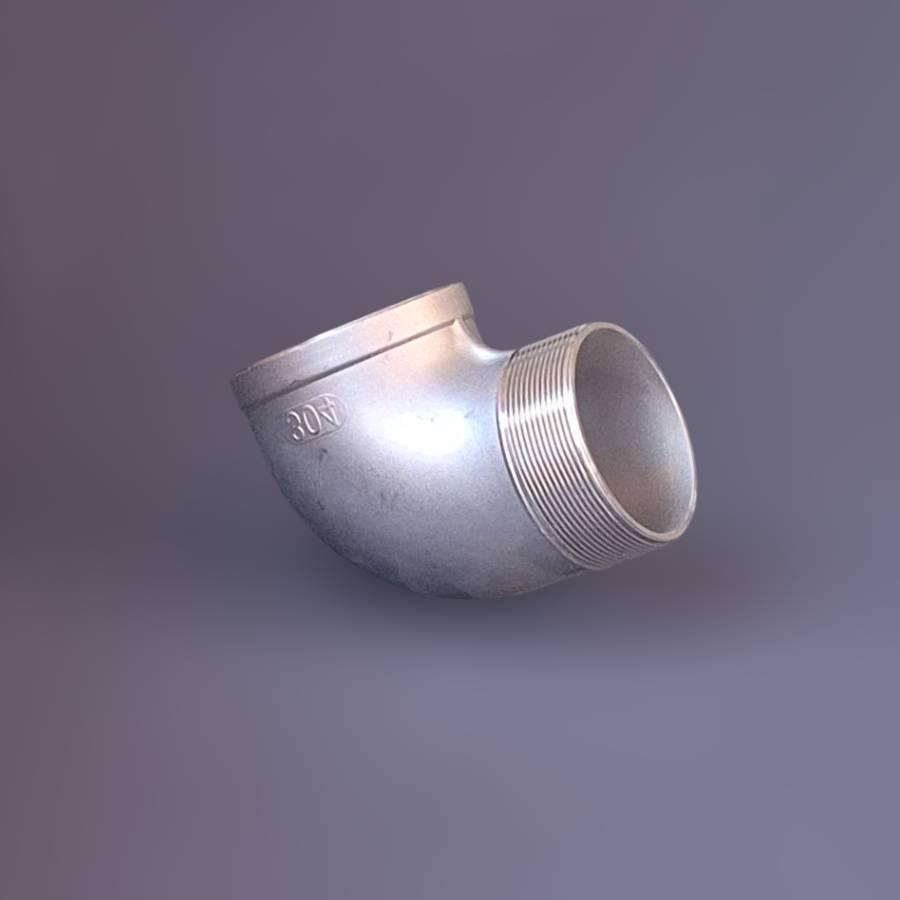 Відвід різьбовий DN80 ВН/ЗР BSPP н/ж сталь AISI304 90° Class 150 3" (29203143) - фото 8 Відвід різьбовий DN80 ВН/ЗР BSPP н/ж сталь AISI304 90° Class 150 3" (29203143) - фото 8