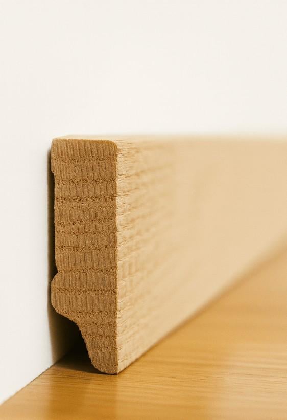 Плінтус дерев'яний із дуба Франкфурт міні під фарбування 40х12 мм (29954272) - фото 2 Плінтус дерев'яний із дуба Франкфурт міні під фарбування 40х12 мм (29954272) - фото 2