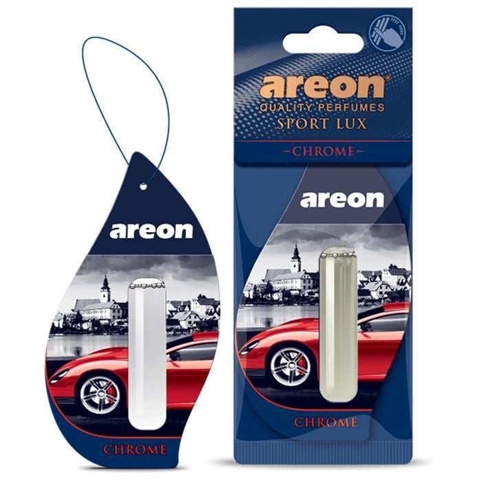 Ароматизатор на зеркало Areon Sport Lux Liquid Chrome 5 мл (LX05)