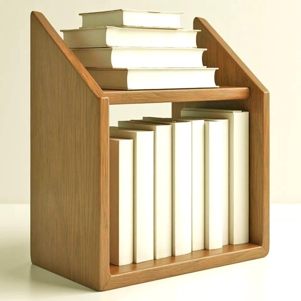 Полка книжная настольная из дерева Биресборн Сиена (КПА-027905)